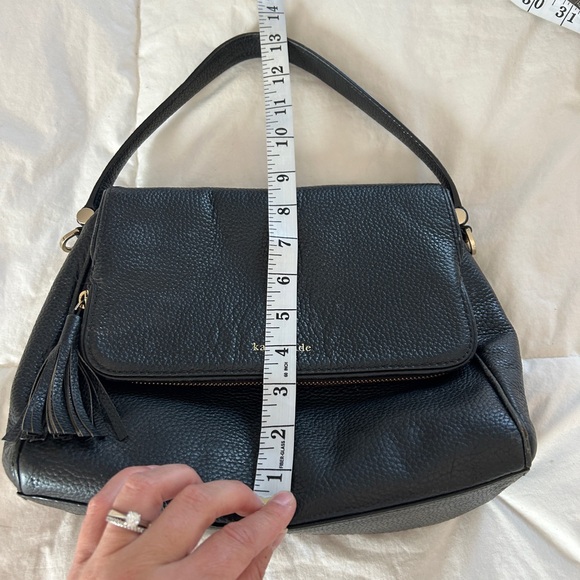 KATE‎ SPADE Chester Street Shoulder Bag Black Pebbled Leather Structured - Picture 8 of 8